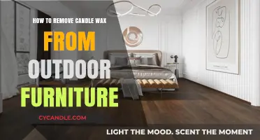 Effective Ways to Remove Candle Wax from Outdoor Furniture