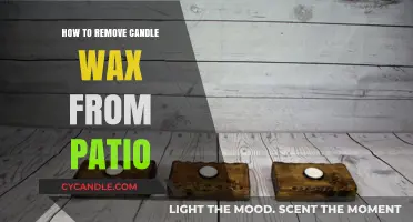 Effective Ways to Remove Candle Wax from Your Patio Surface
