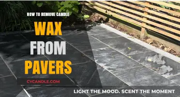 Effective Ways to Remove Candle Wax from Pavers Easily