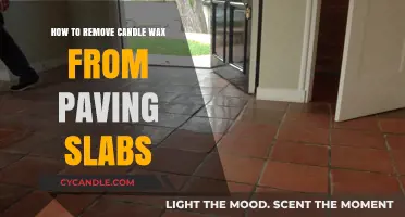 Effective Methods to Remove Candle Wax from Paving Slabs Easily