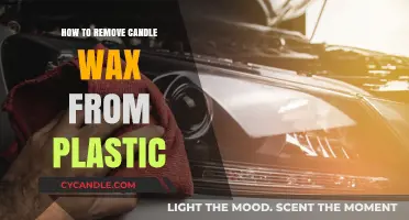 Effective Ways to Remove Candle Wax from Plastic Surfaces Easily