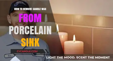 Easy Steps to Clean Candle Wax from Porcelain Sinks