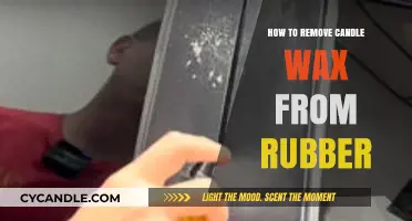 Effective Methods to Remove Candle Wax from Rubber Surfaces Easily