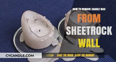 Easy Steps to Remove Candle Wax from Sheetrock Walls