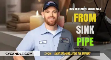 Effective Ways to Remove Candle Wax from Your Sink Pipe