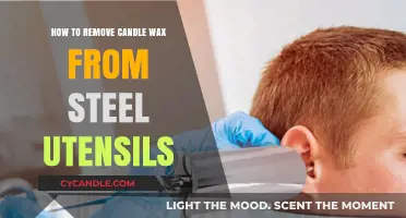 Effective Ways to Remove Candle Wax from Steel Utensils Easily