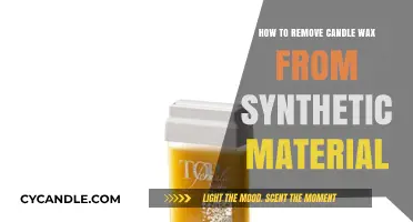 Effective Ways to Remove Candle Wax from Synthetic Materials Easily