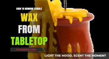 Quick & Easy Guide to Removing Candle Wax from Tabletops