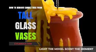 Effortless Ways to Clean Candle Wax from Tall Glass Vases