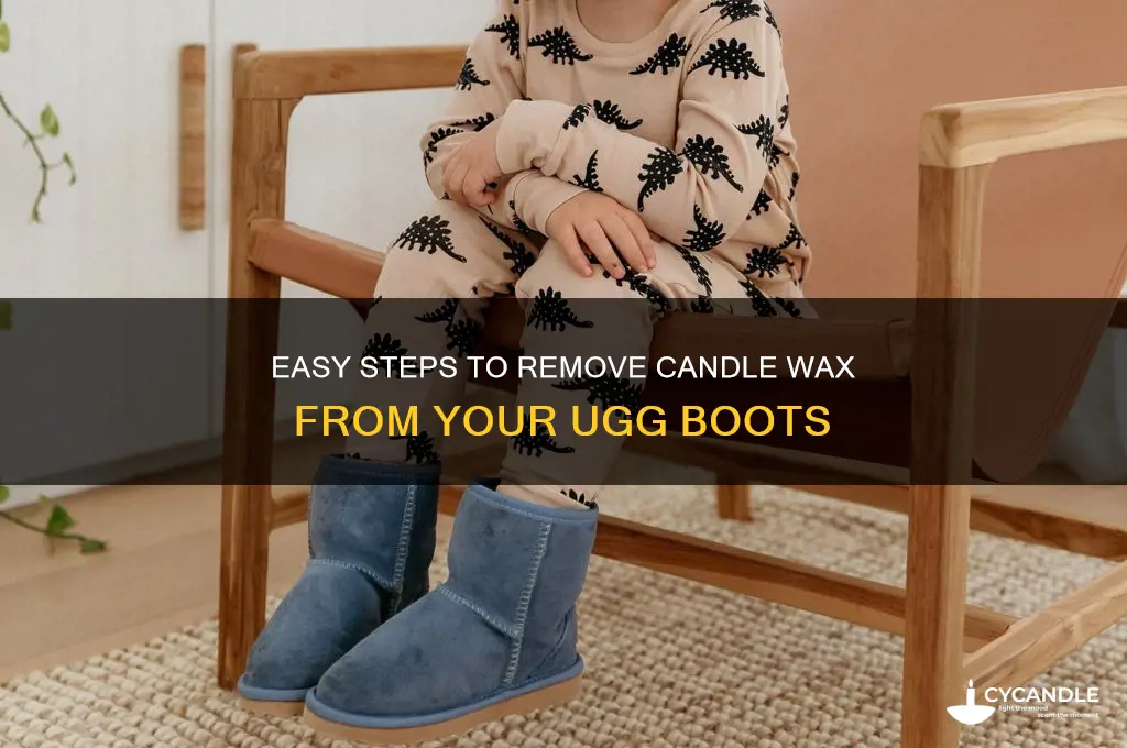 how to remove candle wax from uggs