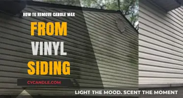 Effective Methods to Remove Candle Wax from Vinyl Siding Easily