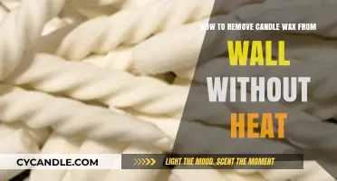 Effortless Wax Removal: Clean Candle Wax from Walls Without Heat