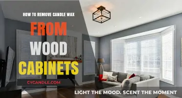 Easy Steps to Remove Candle Wax from Wood Cabinets
