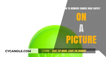 Safely Removing Candle Wax from Pictures: A Step-by-Step Guide