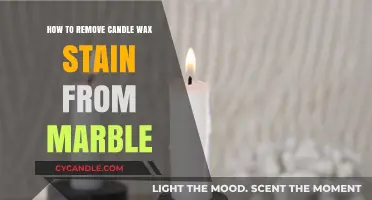 Effective Methods to Remove Candle Wax Stains from Marble Surfaces