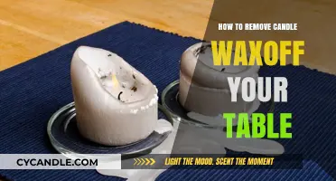 Wax Removal: Quick and Easy Table Cleaning