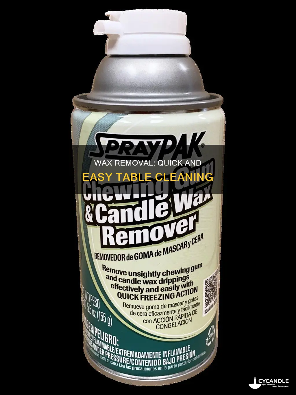 how to remove candle waxoff your table
