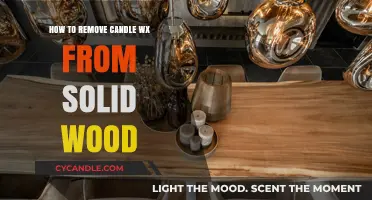 Removing Candle Wax from Solid Wood: Quick and Easy Methods