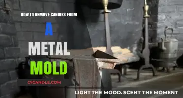 Removing Candles from Metal Molds: Quick and Easy Guide