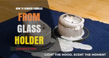 Removing Candles from Glass Holders: Effective Tricks