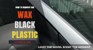 Effective Methods to Remove Car Wax from Black Plastic Surfaces