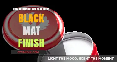 Effective Techniques to Remove Car Wax from Black Matte Finishes