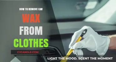 Effective Tips to Remove Car Wax Stains from Your Clothes