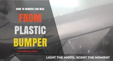 Effective Techniques to Safely Remove Car Wax from Plastic Bumpers