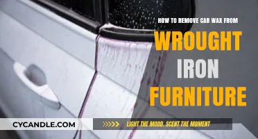 Effective Tips to Remove Car Wax from Wrought Iron Furniture
