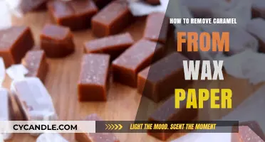 Easy Steps to Remove Caramel from Wax Paper Without Damage