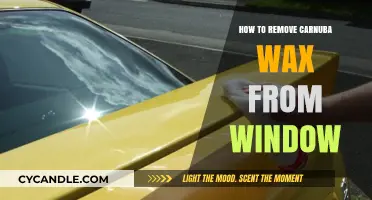 Effective Methods to Remove Carnauba Wax from Windows Easily