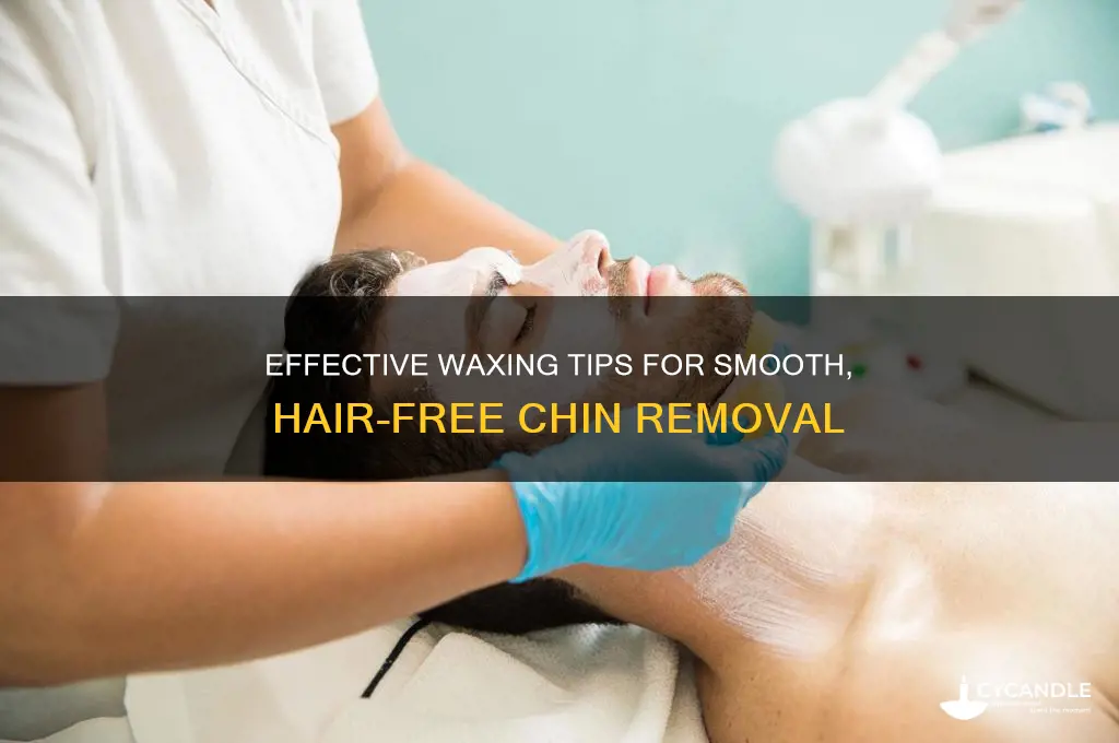 how to remove chin hair with wax