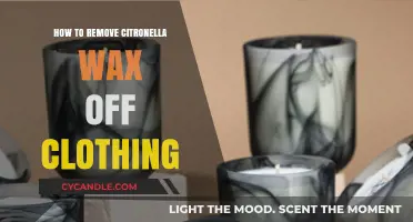 Effective Tips to Remove Citronella Wax Stains from Your Clothes