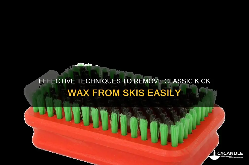how to remove classic kick wax off
