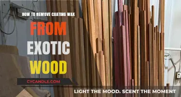 Effective Techniques to Safely Remove Coating Wax from Exotic Wood