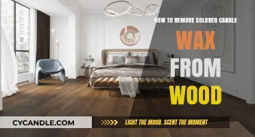 Effective Ways to Remove Colored Candle Wax from Wood Surfaces