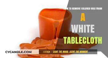 Effortlessly Remove Colored Wax from Your White Tablecloth: A Step-by-Step Guide