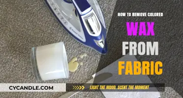 Effective Methods to Remove Colored Wax Stains from Fabric Easily