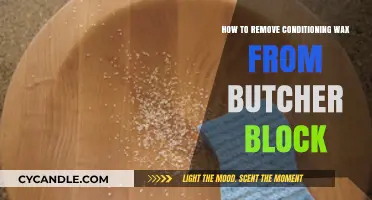Effective Methods to Remove Conditioning Wax from Butcher Block Surfaces