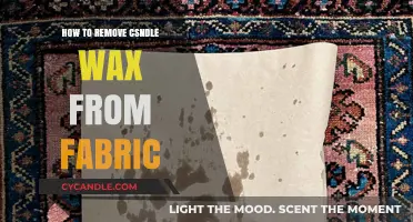 Effective Methods to Remove Candle Wax Stains from Fabric Easily