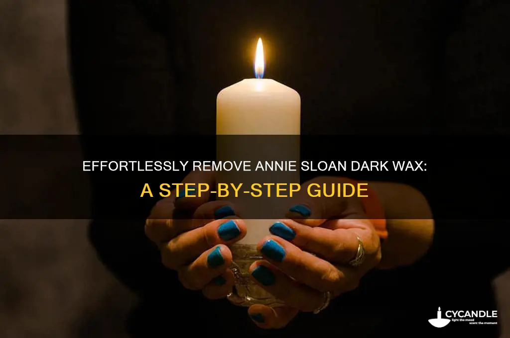 how to remove dark wax annie sloan