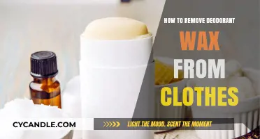 Quick Fixes: Removing Deodorant Wax Stains from Clothes Effortlessly