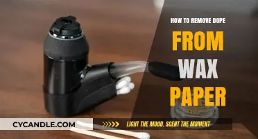 Effective Methods to Safely Remove Dope Residue from Wax Paper
