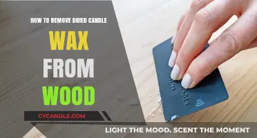 Effective Methods to Remove Dried Candle Wax from Wood Surfaces