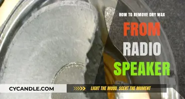Effective Tips to Remove Dry Wax from Radio Speakers Easily