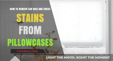 Effective Tips to Clean Ear Wax and Sweat Stains from Pillowcases