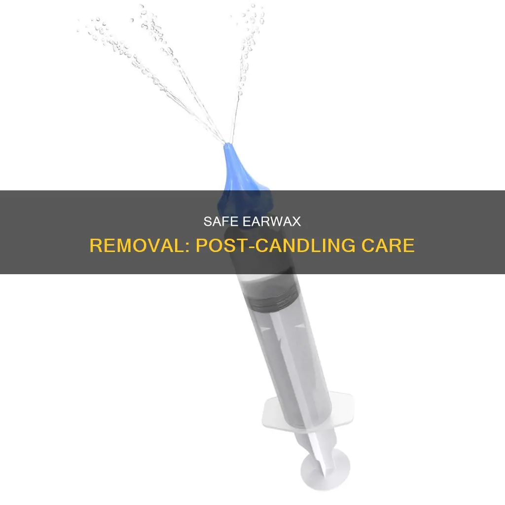 how to remove earwax after candling