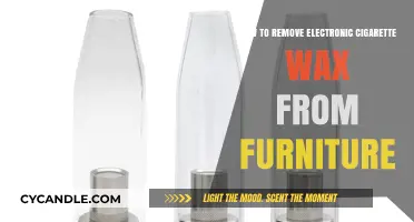 Effective Tips to Clean E-Cig Wax Off Your Furniture Easily