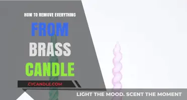 Cleaning Brass Candlesticks: Removing Wax and Soot