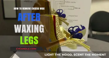 Effective Tips for Removing Excess Wax After Leg Waxing